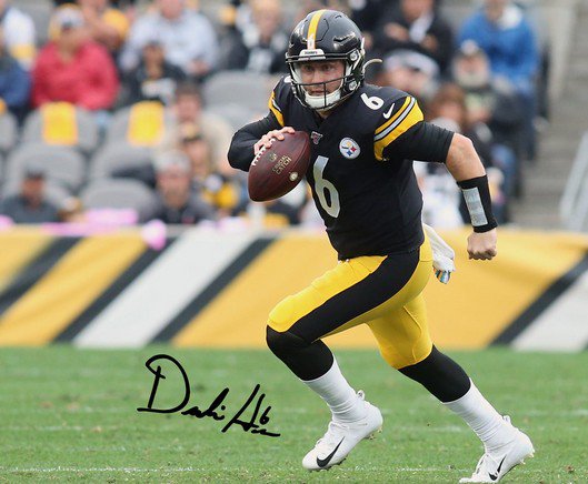 DEVLIN HODGES SIGNED PHOTO 8X10 RP AUTOGRAPHED PITTSBURGH STEELERS