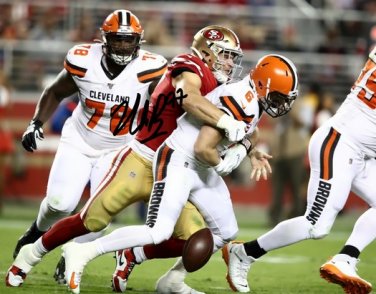 NICK BOSA SIGNED PHOTO 8X10 RP AUTOGRAPHED SAN FRANCISCO 49ERS