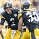 MASON RUDOLPH & JAMES CONNER SIGNED PHOTO 8X10 RP AUTOGRAPHED STEELERS