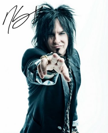 NIKKI SIXX SIGNED PHOTO 8X10 RP AUTOGRAPHED A.M. MOTLEY CRUE