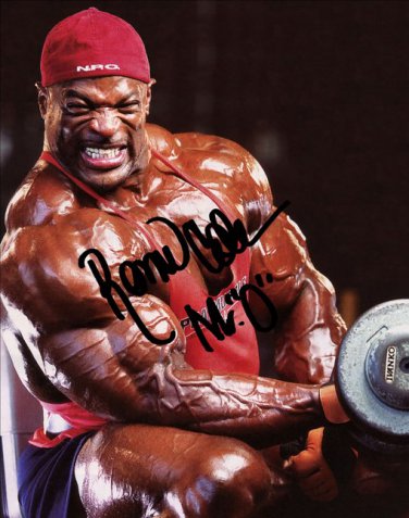 RONNIE COLEMAN SIGNED PHOTO 8X10 RP AUTOGRAPHED * MR OLYMPIA