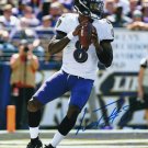 LAMAR JACKSON SIGNED PHOTO 8X10 RP AUTOGRAPHED BALTIMORE RAVENS MVP !