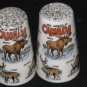 Wild Animals of Canada Souvenir Salt & Pepper Shakers