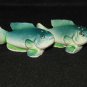 1940s (Japan) Green Fish Salt & Pepper Shakers