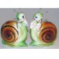 Enesco 1950s "Snappy the Snail" Salt & Pepper Shakers
