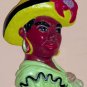 African American / Island Woman Chalkware Plaque