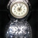 American Brilliant Cut Glass Clock 1908