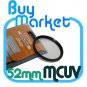 NEW 52mm MC UV Filter MCUV Multi coated for DSLR DC Lens Canon Nikon Sony 52 mm