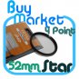 NEW 52mm Star Effect Filter Cross 4 Point 4pt for Lens