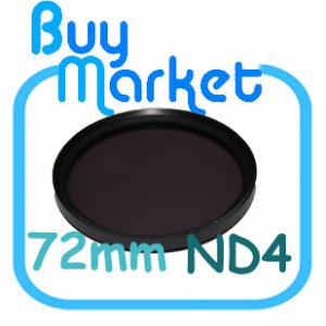 NEW 72mm ND4 Filter Neutral Density ND 4 for DSLR DC Camera Lens