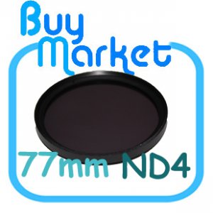 NEW 77mm ND4 Filter Neutral Density ND 4 for DSLR DC Camera Lens