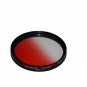 NEW 58mm Graduated Gradual Red Color filter for DSLR lens