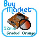 NEW 52mm Graduated Gradual Orange Color filter for DSLR lens