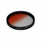 NEW 52mm Graduated Gradual Orange Color filter for DSLR lens
