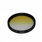 NEW 52mm Graduated Gradual Yellow Color filter for DSLR lens