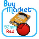 NEW 52mm Full RED Color Effect filter for DSLR DC lens Nikon Canon Sony 52 mm