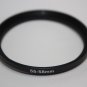 Adapter Filter Lens Step Up Ring 55-58mm 55mm to 58mm
