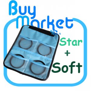 NEW 52MM 4X 6X 8X STAR+ Soft Focus Effect Diffuser Filter Set with CASE 52 mm (***Free Register Air)