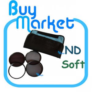 NEW 67mm ND2&acirc;�� + ND4 + ND8 + Soft Filter ND Kit Set with CASE for DSLR Camera Lens (***Free RA)