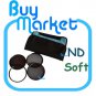 NEW 72mm ND2&acirc;�� + ND4 + ND8 + Soft Filter ND Kit Set with CASE for DSLR Camera Lens (***Free RA)