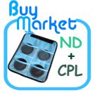 NEW 52mm ND2​ + ND4  +ND8 + CPL Circular Polarizing Filter ND Kit Set with FREE CASE (***Free RA)