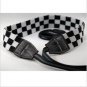 DSLR Canon Nikon Camera Black and White Shoulder Strap Grip Neck Belt Straps #02