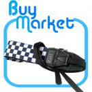 DSLR Canon Nikon Blue and White Camera Shoulder Neck Strap Grip Straps Belt  #08