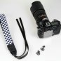 DSLR Canon Nikon Blue and White Camera Shoulder Neck Strap Grip Straps Belt #08