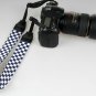 DSLR Canon Nikon Blue and White Camera Shoulder Neck Strap Grip Straps Belt #08