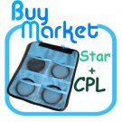 NEW 55MM CPL + 4X 6X 8X STAR FILTER SET with CASE (***Free Registered Airmail)