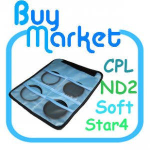 New 72mm ND2&acirc;��+Star 4+Soft+CPL Filter ND Kit Set with CASE for DSLR Camera Lens (***Free RA)
