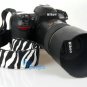 DSLR Canon Camera Colorful Zebra Vein Shoulder Neck Strap Grip Straps Belt #06