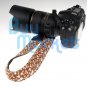 DSLR Canon Nikon Camera Brown Flower Shoulder Neck Belt Strap Grip Straps #23