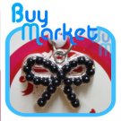 BLACK Diamond RIBBON Anti Dust Earphone Plug Stopper for iPhone 4 4S iPad Galaxy