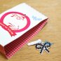 BLACK Diamond RIBBON Anti Dust Earphone Plug Stopper for iPhone 4 4S iPad Galaxy