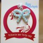 BLUE Diamond RIBBON Anti Dust Earphone Plug Stopper for iPhone 4 4S iPad Galaxy