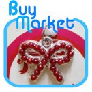 RED Diamond RIBBON Anti Dust Earphone Plug Stopper for iPhone 4 4S iPad Galaxy