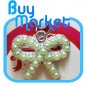 GREEN Diamond RIBBON Anti Dust Earphone Plug Stopper for iPhone 4 4S iPad Galaxy