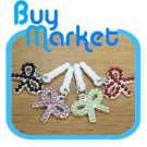 DIAMOND RIBBON x4 Anti Dust 3.5mm Earphone Plug Stopper -iPhone 4 4S iPad Galaxy