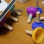 3x Colourful Pumping Toilet Stand Holder For iPod iPhone 4 4G 3G Samsung Galaxy