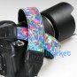 DSLR Camera Oil Painting Colorful flower Shoulder Neck Belt Strap Grip Straps #31