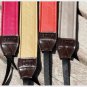 DSLR Camera High Quality Soft Leather BROWN Shoulder Neck Belt Strap Grip Straps #33