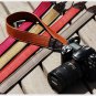 DSLR Camera High Quality Soft Leather BROWN Shoulder Neck Belt Strap Grip Straps #33