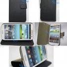 Dark Blue Stand Wallet Leather Case Flip Cover FOR SAMSUNG Galaxy S3 i9300 S III