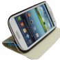 NEW White Stand Wallet Leather Case Flip Cover FOR SAMSUNG Galaxy S3 i9300 S III