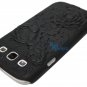 NEW Black 3D Rose Blossom Hard Case Cover for Samsung Galaxy S3 SIII i9300