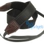DSLR high quality BLACK leather Camera Shoulder Strap Grip Neck Belt Straps #36