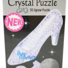 DIY 3D Crystal Puzzle Jigsaw 44 pieces Toy Model Decoration - Purple High Shoe