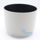 New JJC LH-74 White Lens Hood for Canon EF 70-200mm F4L IS USM Lens Replace ET74