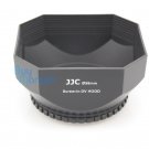 New JJC LH-DV58B 58mm Screw-in DV Camcorder Square Lens Hood with Cap and Strap